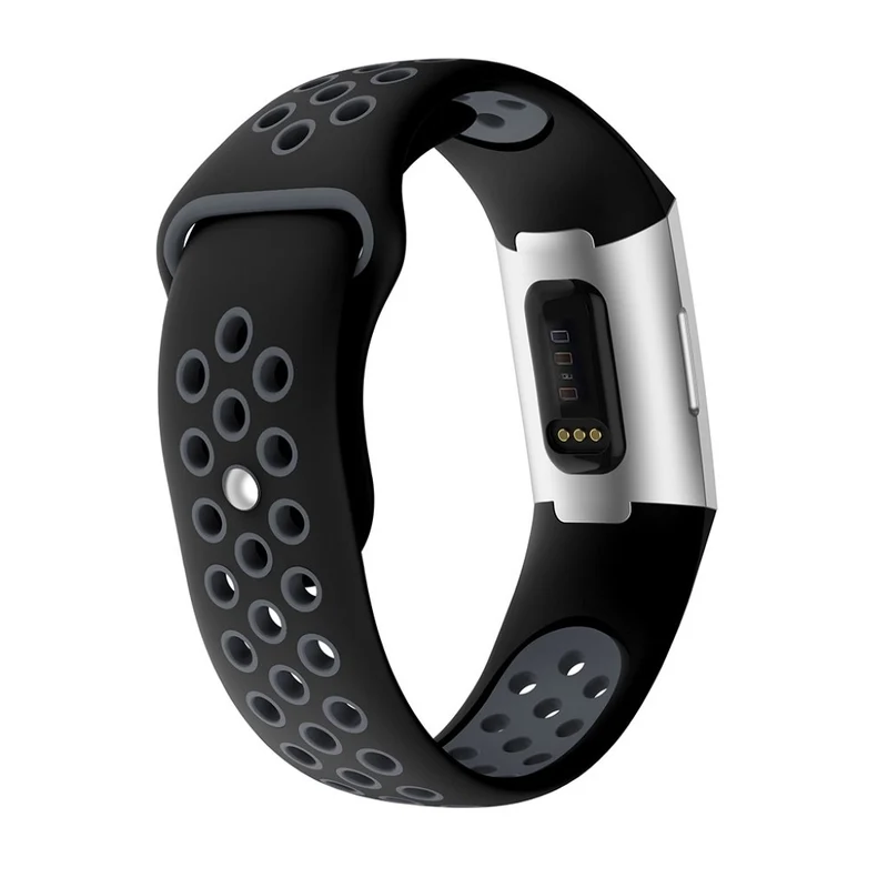 Absolut stylisch Fitbit Charge 3 Silikon / TPU armband - Größe: L