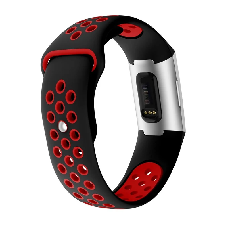 Absolut stylisch Fitbit Charge 3 Silikon / TPU armband - Größe: L