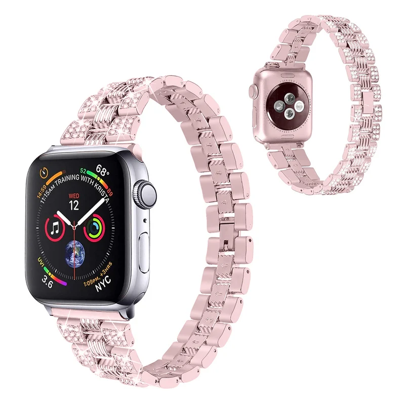 Mega cool Universell Apple Metall und Strass armband