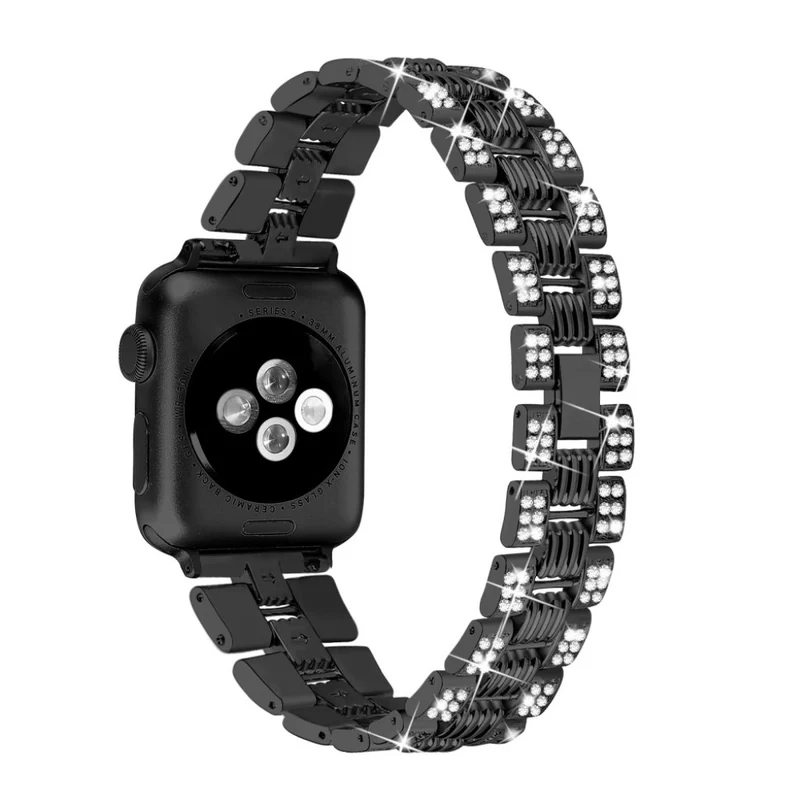 Mega cool Universell Apple Metall und Strass armband