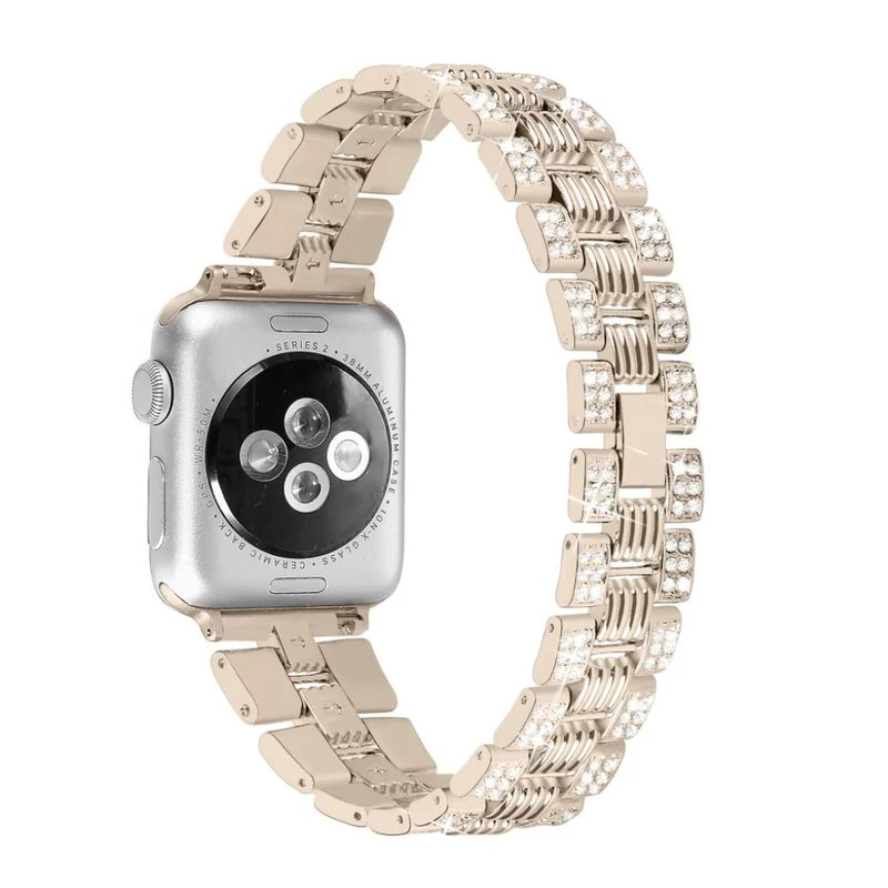 Mega cool Universell Apple Metall und Strass armband