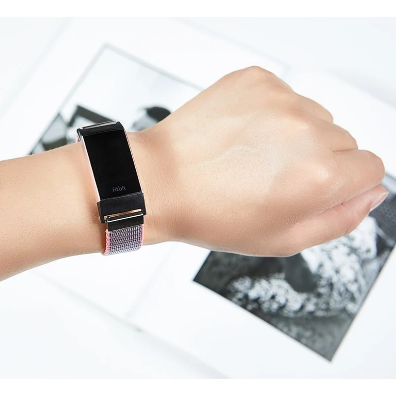 Absolut stark Fitbit Charge 3 Textil / Nylon armband