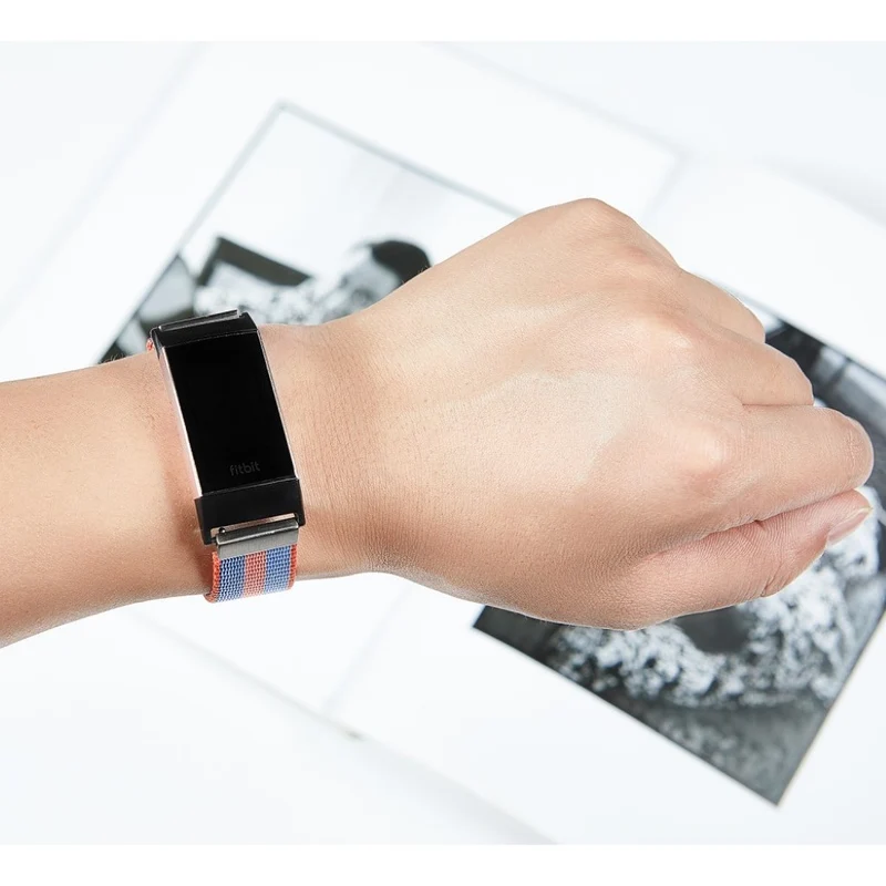 Absolut stark Fitbit Charge 3 Textil / Nylon armband