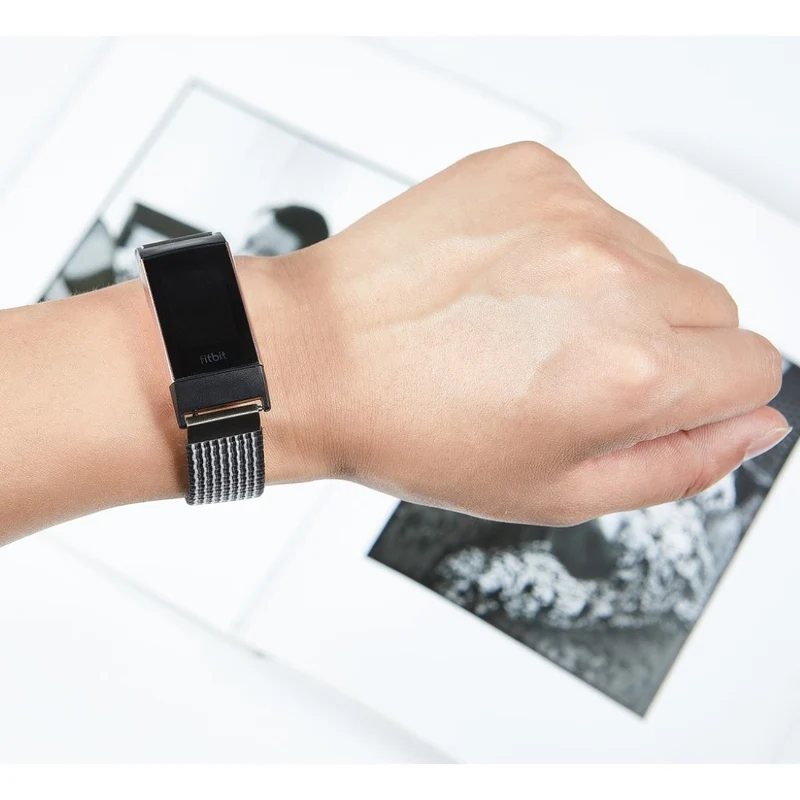 Absolut stark Fitbit Charge 3 Textil / Nylon armband