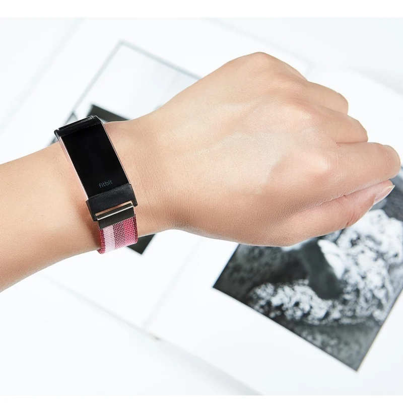 Absolut stark Fitbit Charge 3 Textil / Nylon armband