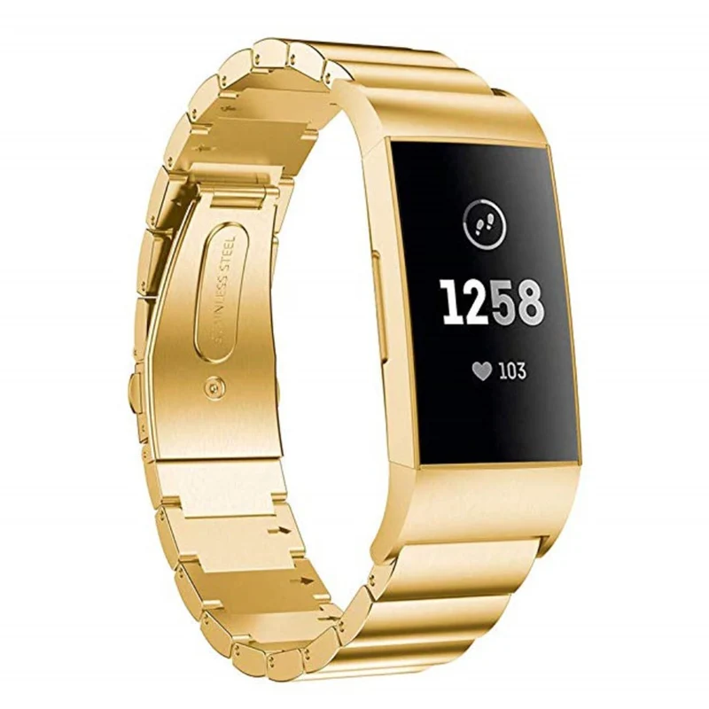 Mega cool Fitbit Charge 3 Metall armband