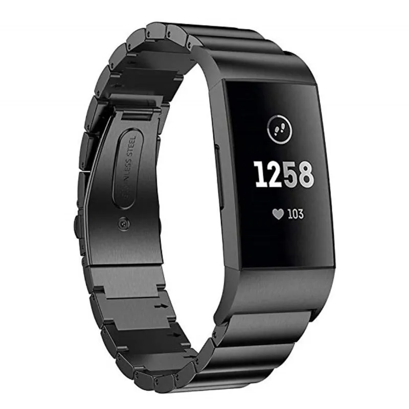 Mega cool Fitbit Charge 3 Metall armband