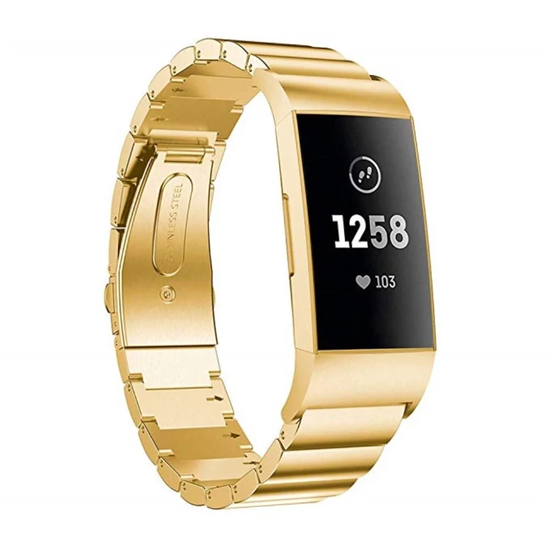 Mega cool Fitbit Charge 3 Metall armband