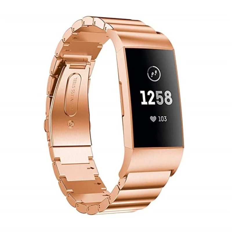 Mega cool Fitbit Charge 3 Metall armband