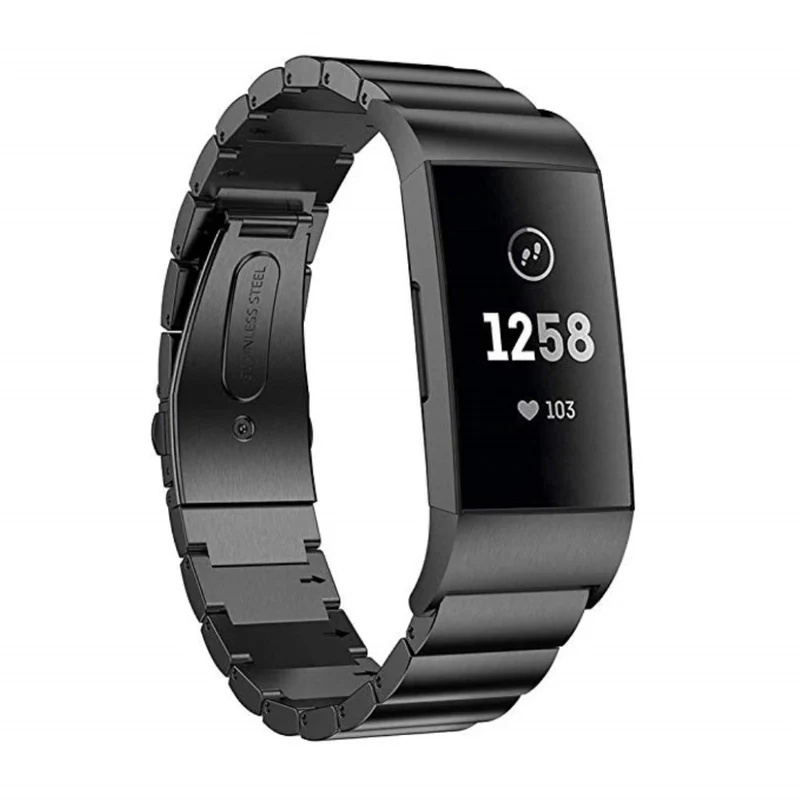 Mega cool Fitbit Charge 3 Metall armband