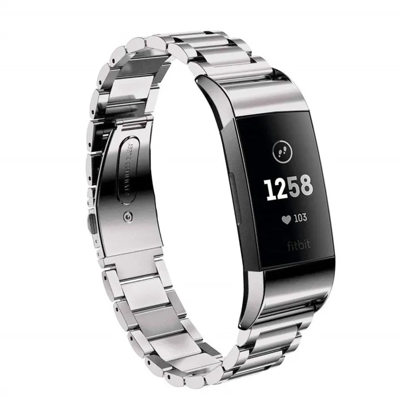 Robust Fitbit Charge 3 Metall armband