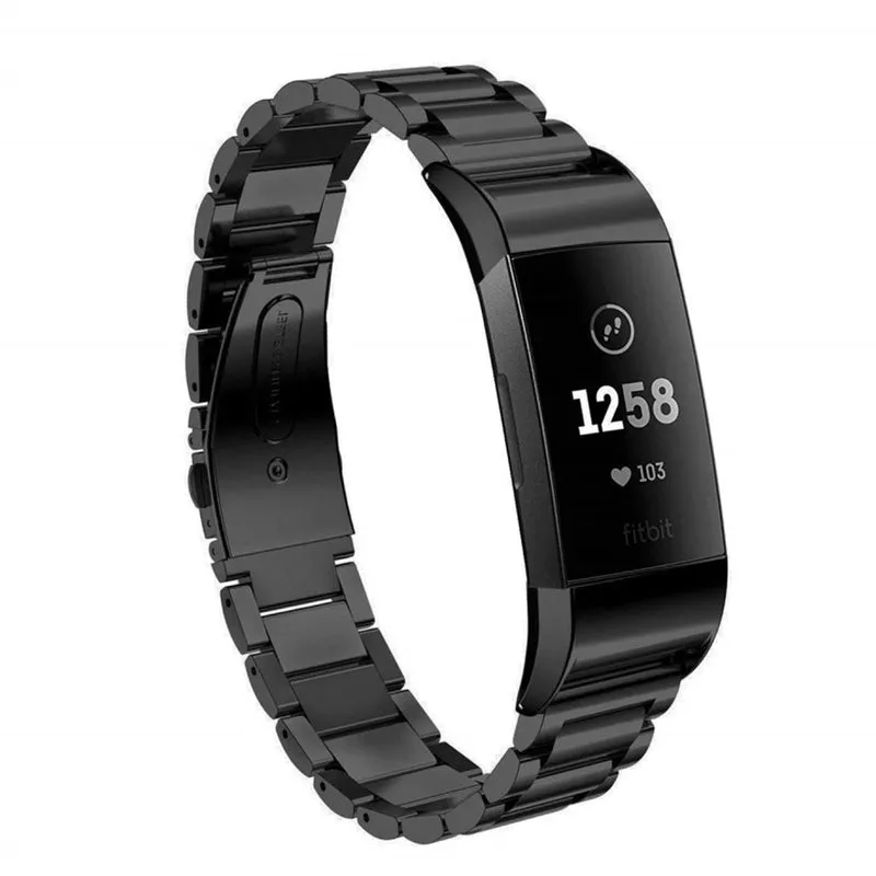 Robust Fitbit Charge 3 Metall armband