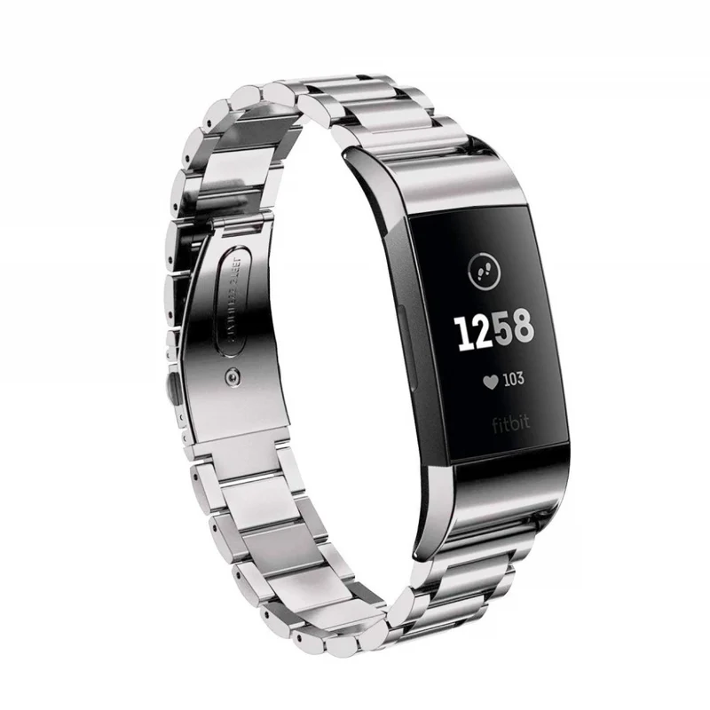 Robust Fitbit Charge 3 Metall armband