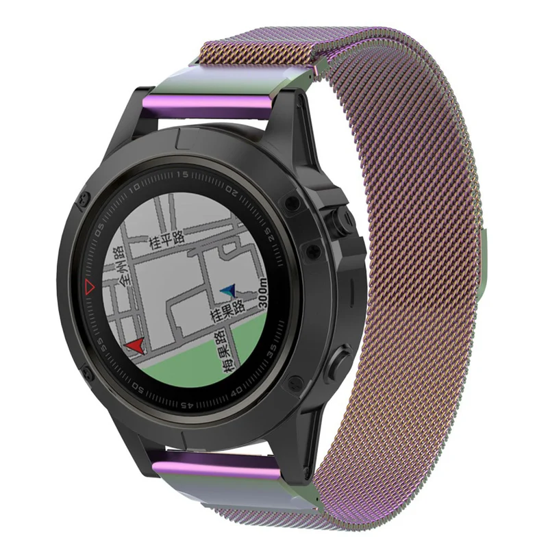Cool Garmin Fenix 5X / Garmin Tactix Charlie Metall armband