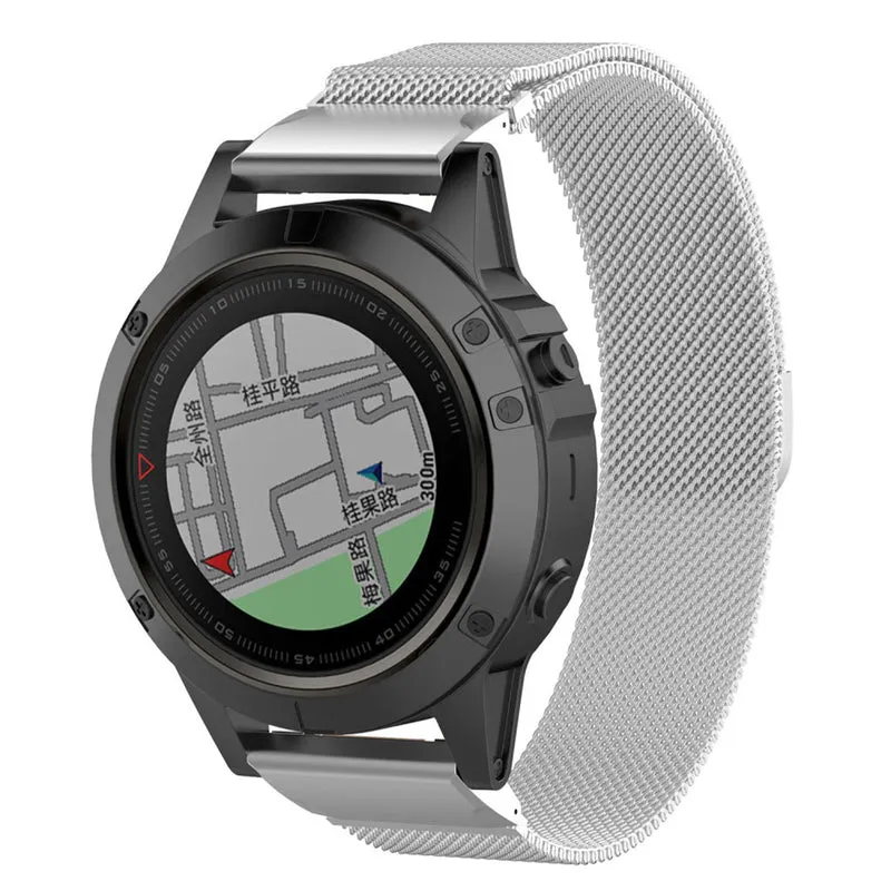 Cool Garmin Fenix 5X / Garmin Tactix Charlie Metall armband