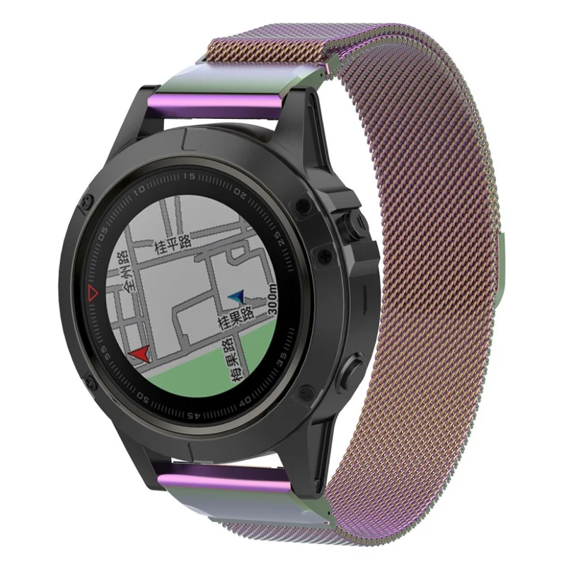 Cool Garmin Fenix 5X / Garmin Tactix Charlie Metall armband