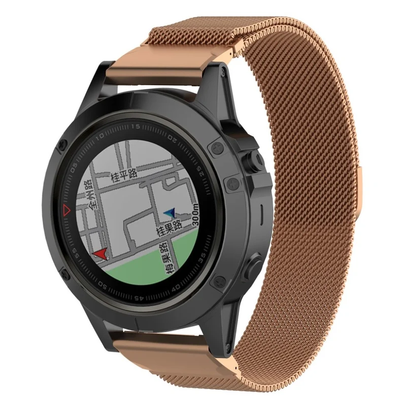 Cool Garmin Fenix 5X / Garmin Tactix Charlie Metall armband