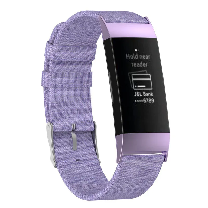 Mega elegant Fitbit Charge 3 Textil / Nylon armband
