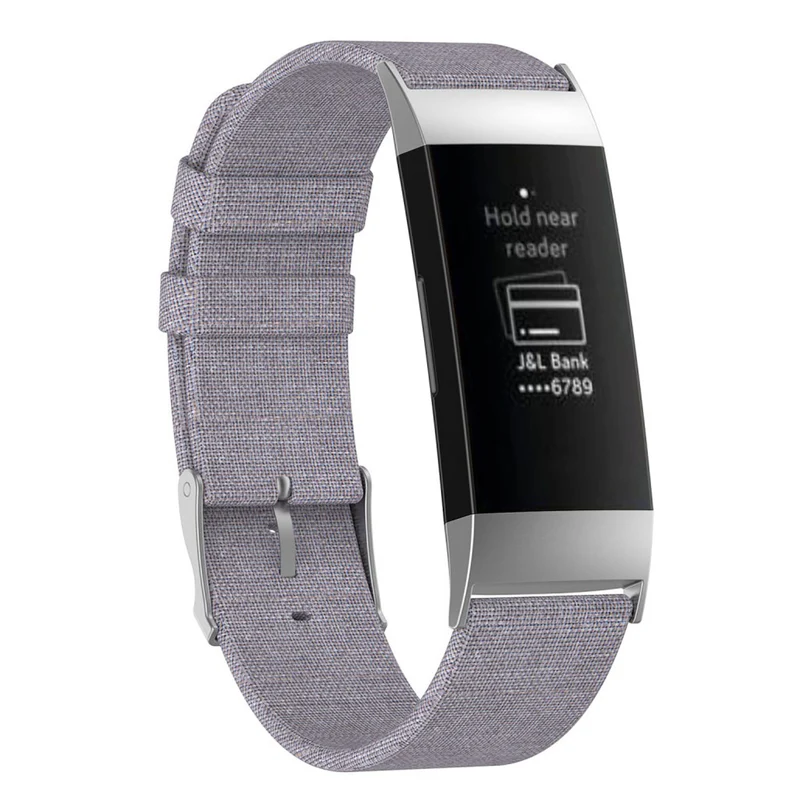 Mega elegant Fitbit Charge 3 Textil / Nylon armband
