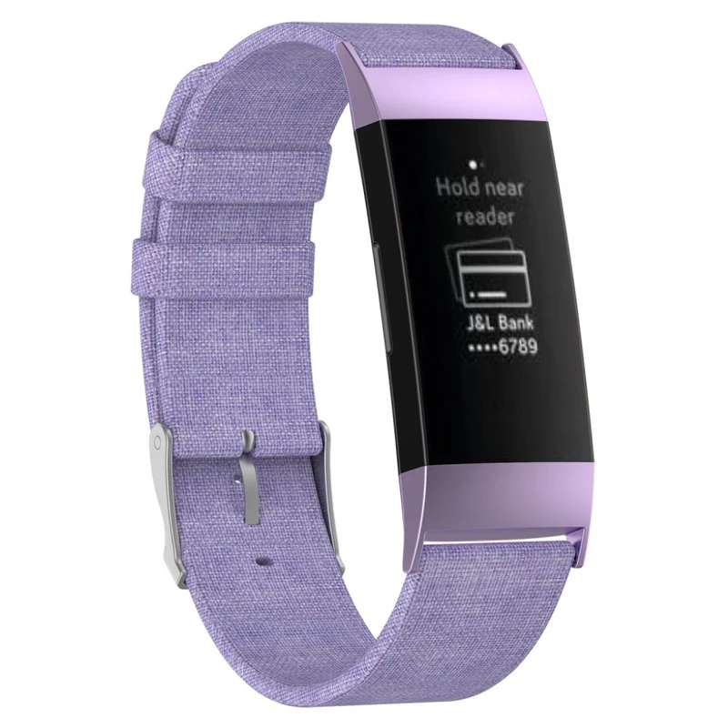 Mega elegant Fitbit Charge 3 Textil / Nylon armband