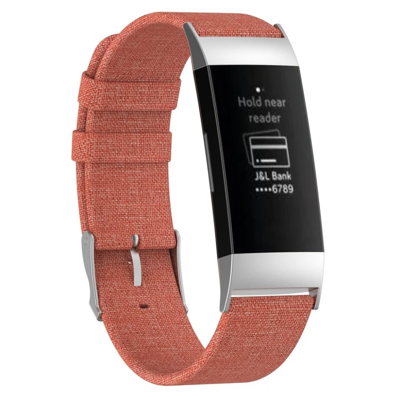 Mega elegant Fitbit Charge 3 Textil / Nylon armband