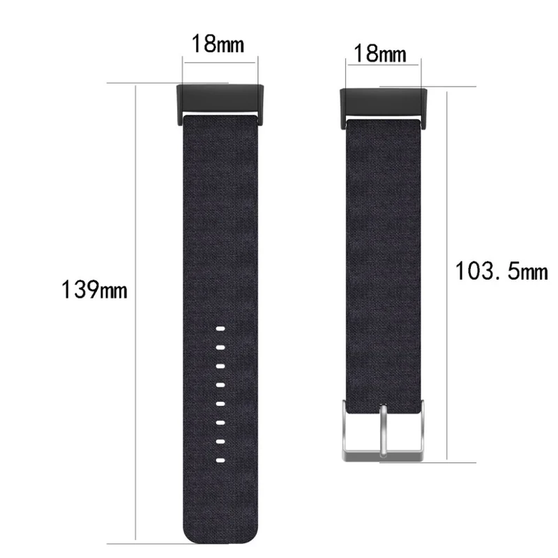 Mega elegant Fitbit Charge 3 Textil / Nylon armband