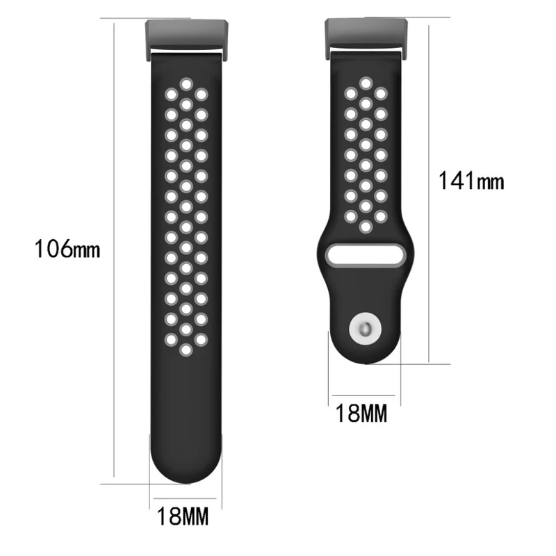 Mega elegant Fitbit Charge 3 Silikon / TPU armband