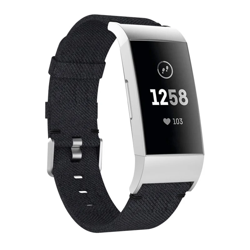 Sehr gut Fitbit Charge 3 Textil / Nylon armband