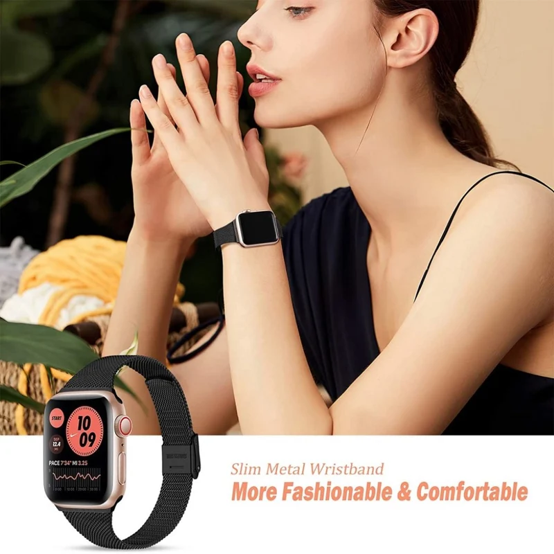 Sehr bequem Universell Apple Metall armband