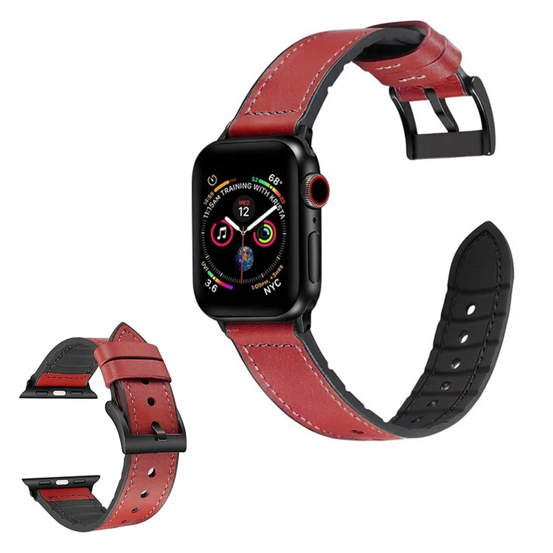 Cool Universell Apple Kunstleder und Silikon / TPU armband