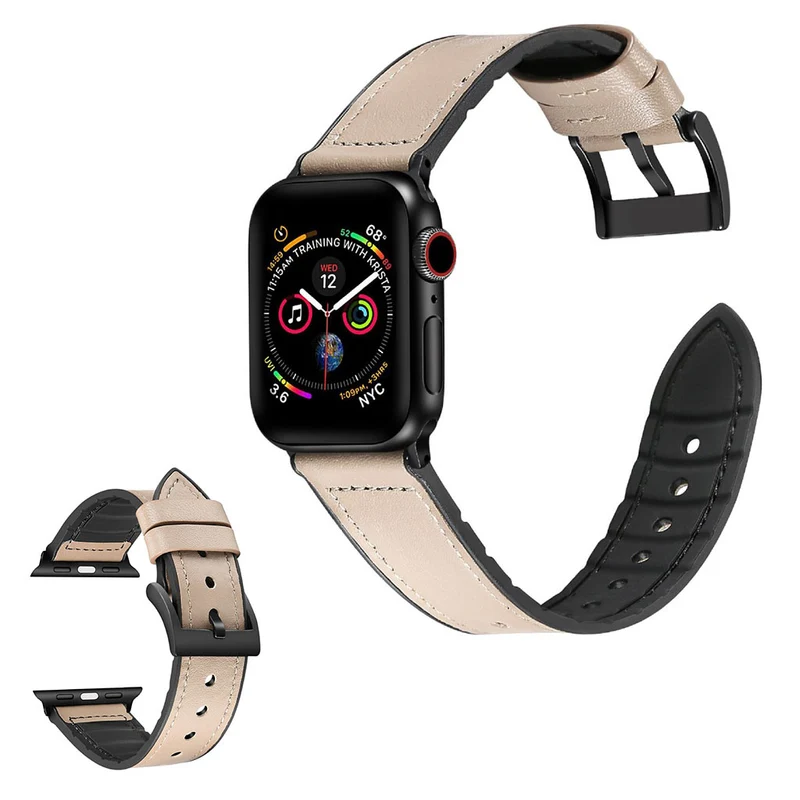 Cool Universell Apple Kunstleder und Silikon / TPU armband