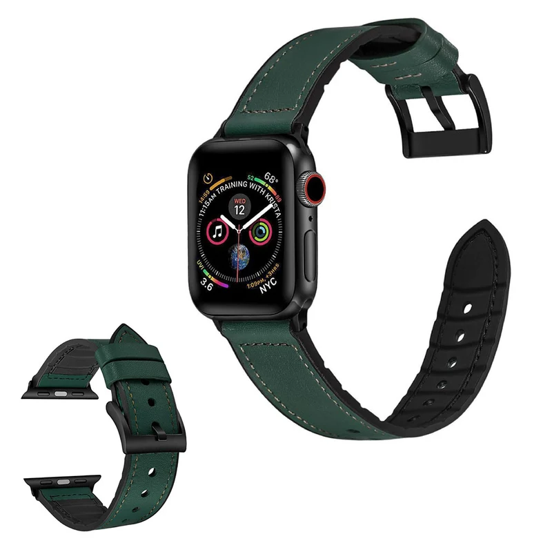Cool Universell Apple Kunstleder und Silikon / TPU armband