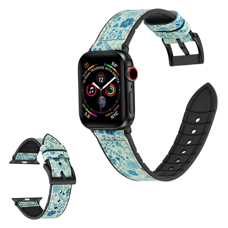Cool Universell Apple Kunstleder und Silikon / TPU armband