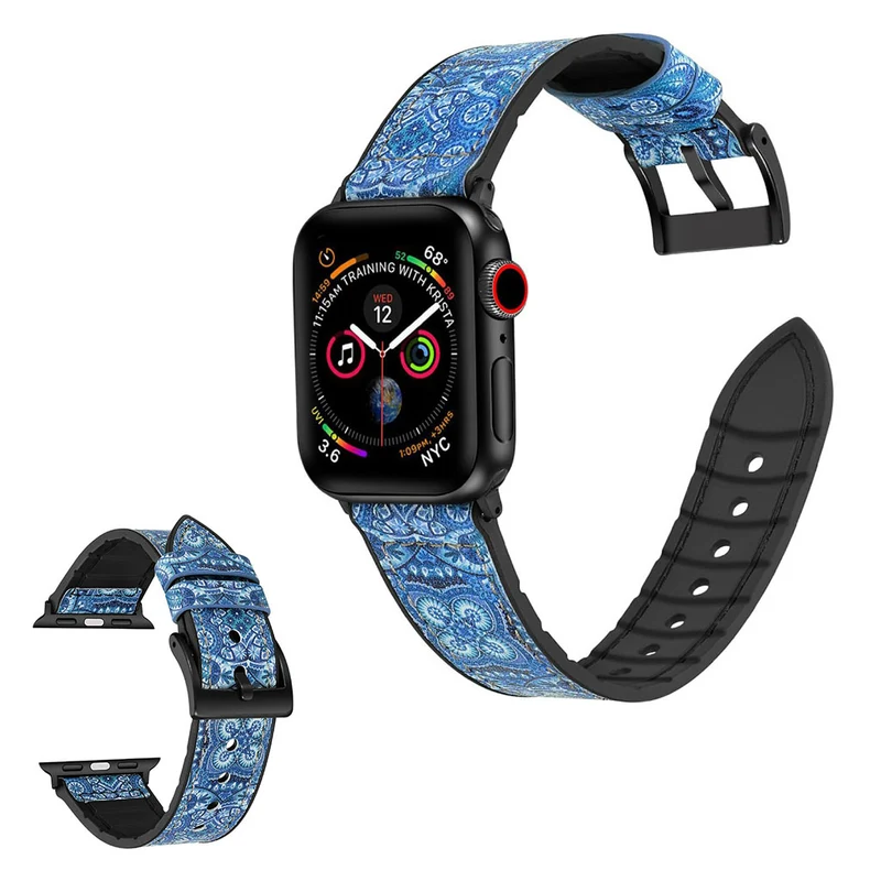Cool Universell Apple Kunstleder und Silikon / TPU armband