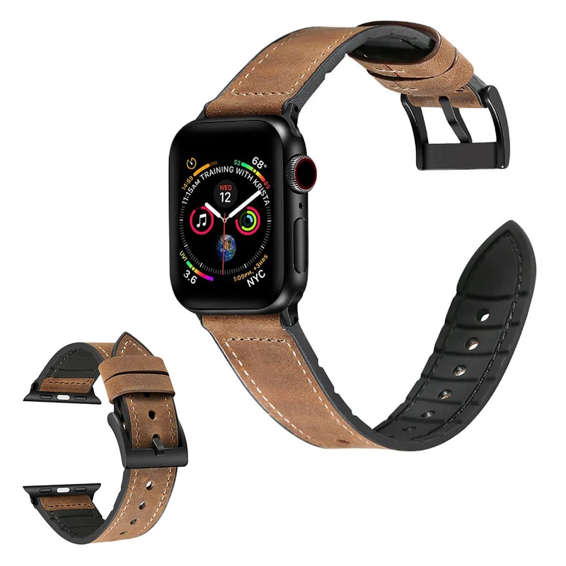 Cool Universell Apple Kunstleder und Silikon / TPU armband