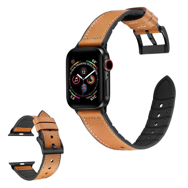 Cool Universell Apple Kunstleder und Silikon / TPU armband