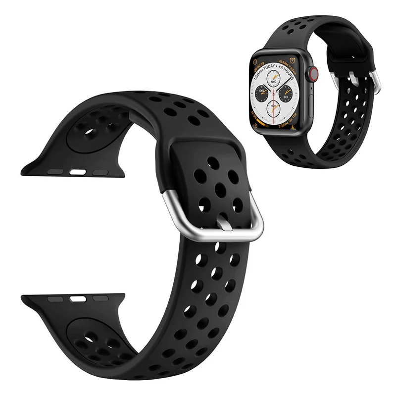 Auffallend angenehm Universell Apple Silikon / TPU armband