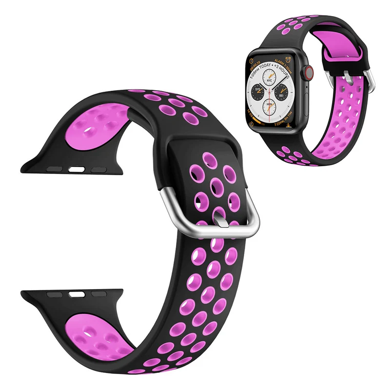 Auffallend angenehm Universell Apple Silikon / TPU armband