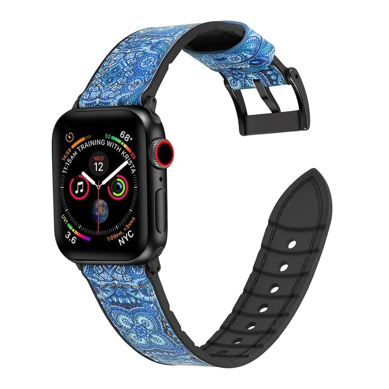 Stark Universell Apple Kunstleder und Silikon / TPU armband