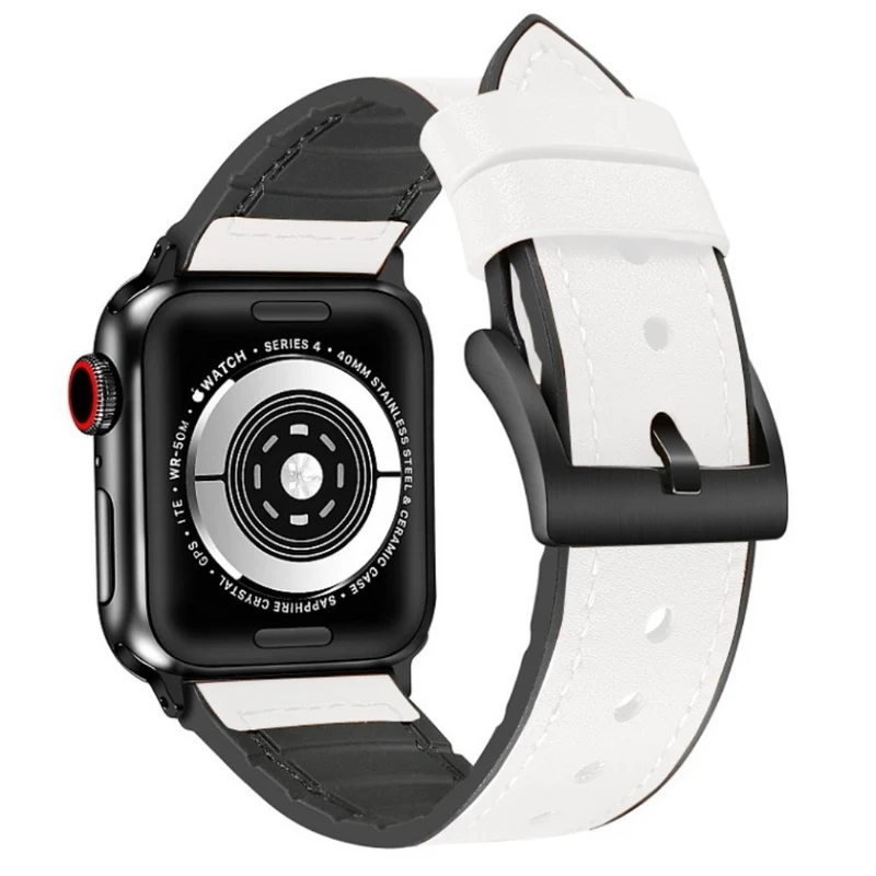 Stark Universell Apple Kunstleder und Silikon / TPU armband