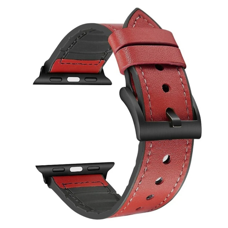 Stark Universell Apple Kunstleder und Silikon / TPU armband
