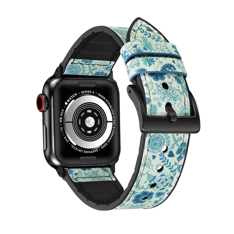 Stark Universell Apple Kunstleder und Silikon / TPU armband
