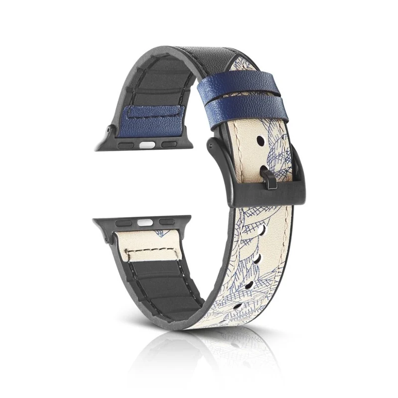 Stark Universell Apple Kunstleder und Silikon / TPU armband