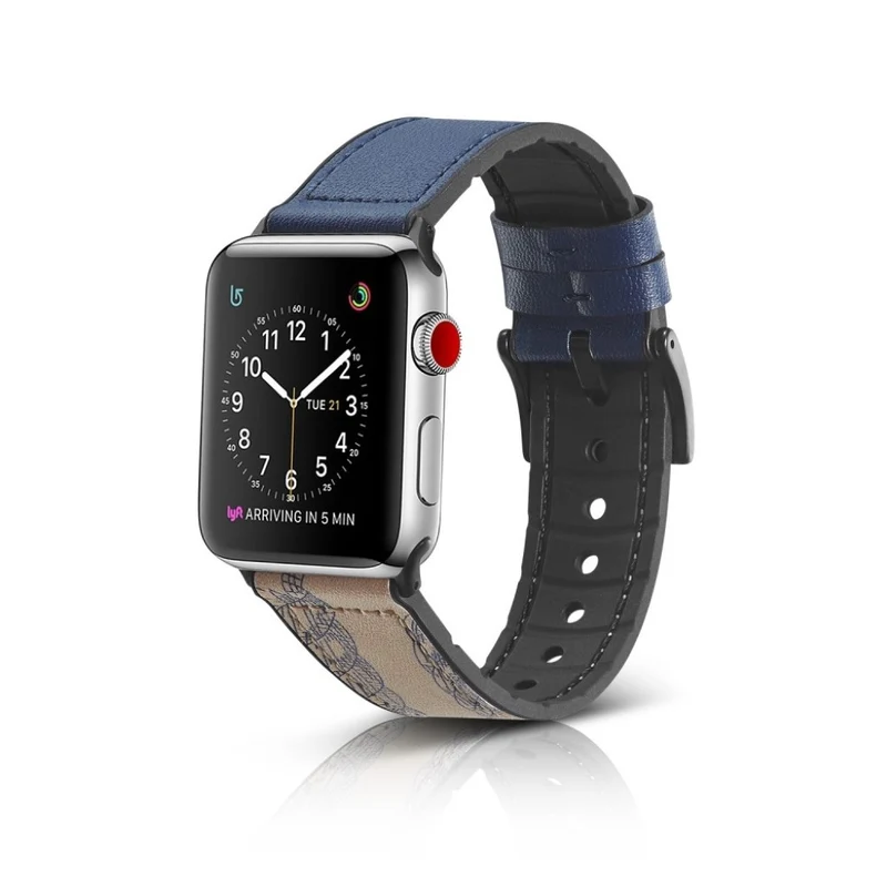 Stark Universell Apple Kunstleder und Silikon / TPU armband