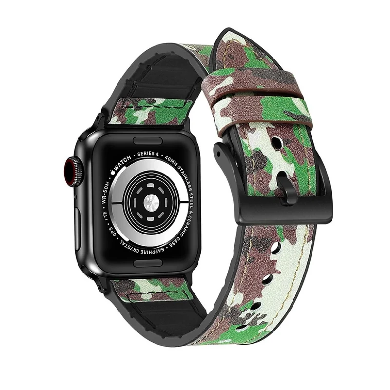 Stark Universell Apple Kunstleder und Silikon / TPU armband