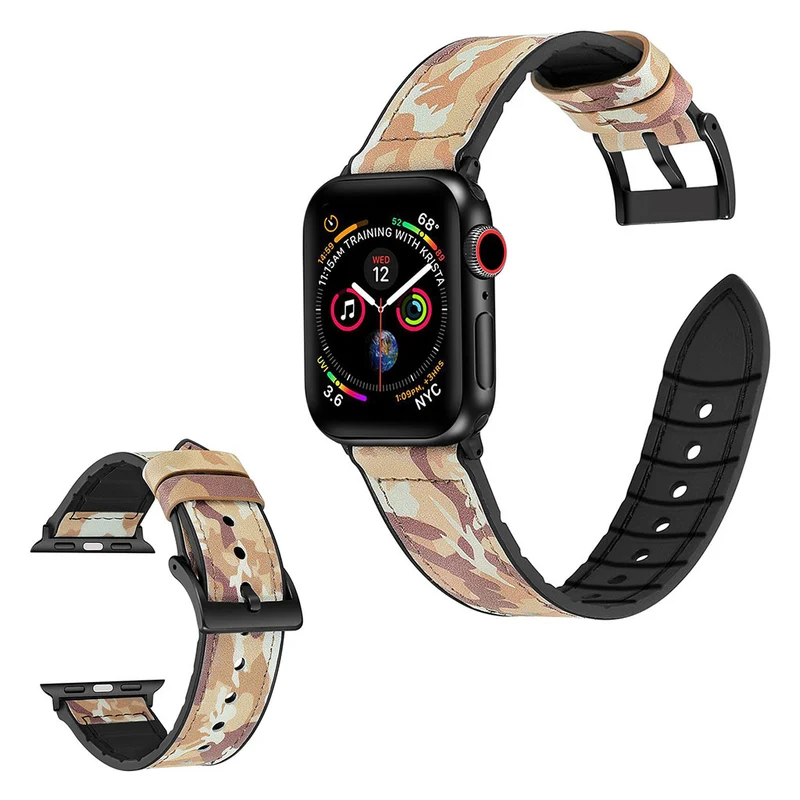 Stark Universell Apple Kunstleder und Silikon / TPU armband