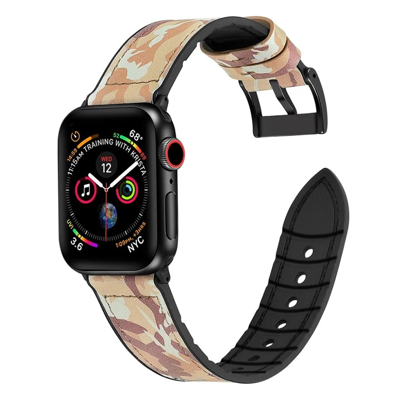Stark Universell Apple Kunstleder und Silikon / TPU armband