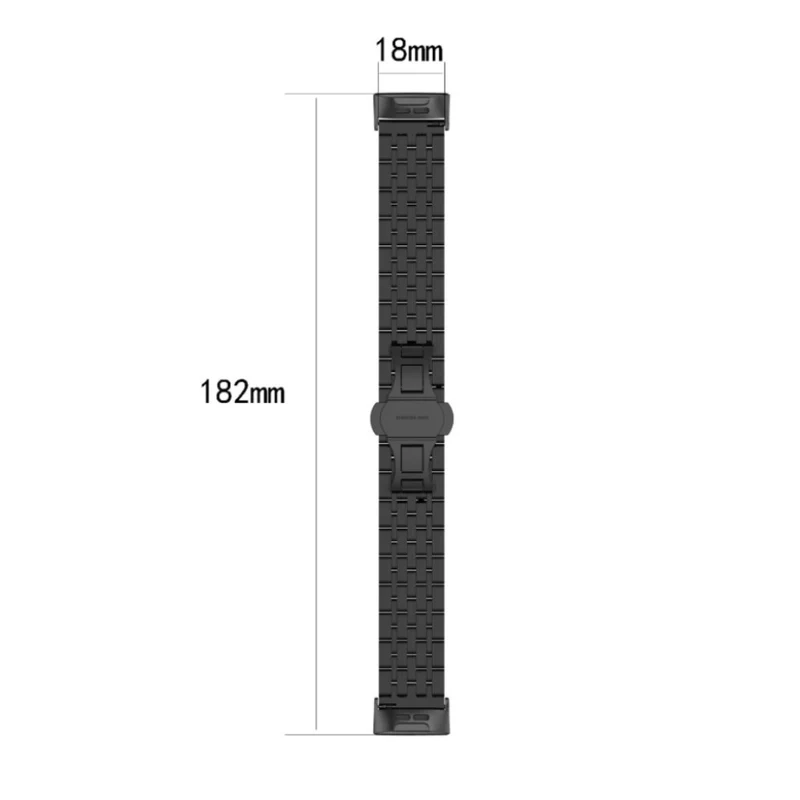 Mega haltbar Fitbit Charge 3 Metall armband