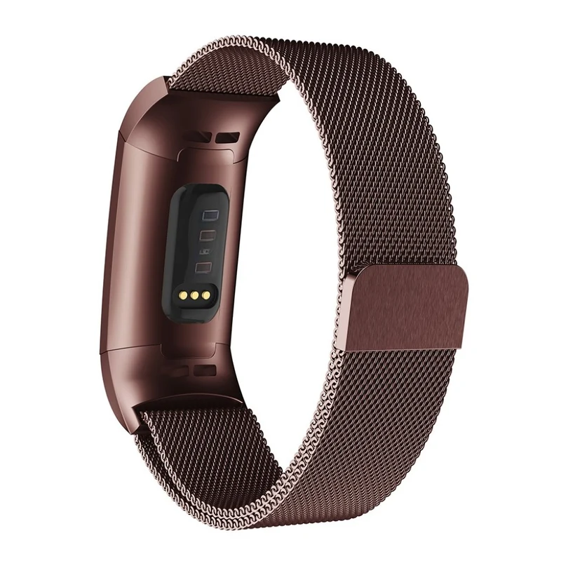 Brillant Fitbit Charge 3 Metall armband