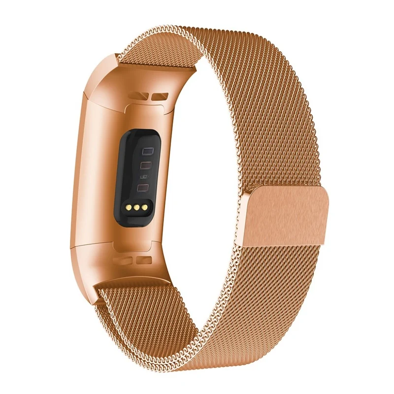 Brillant Fitbit Charge 3 Metall armband